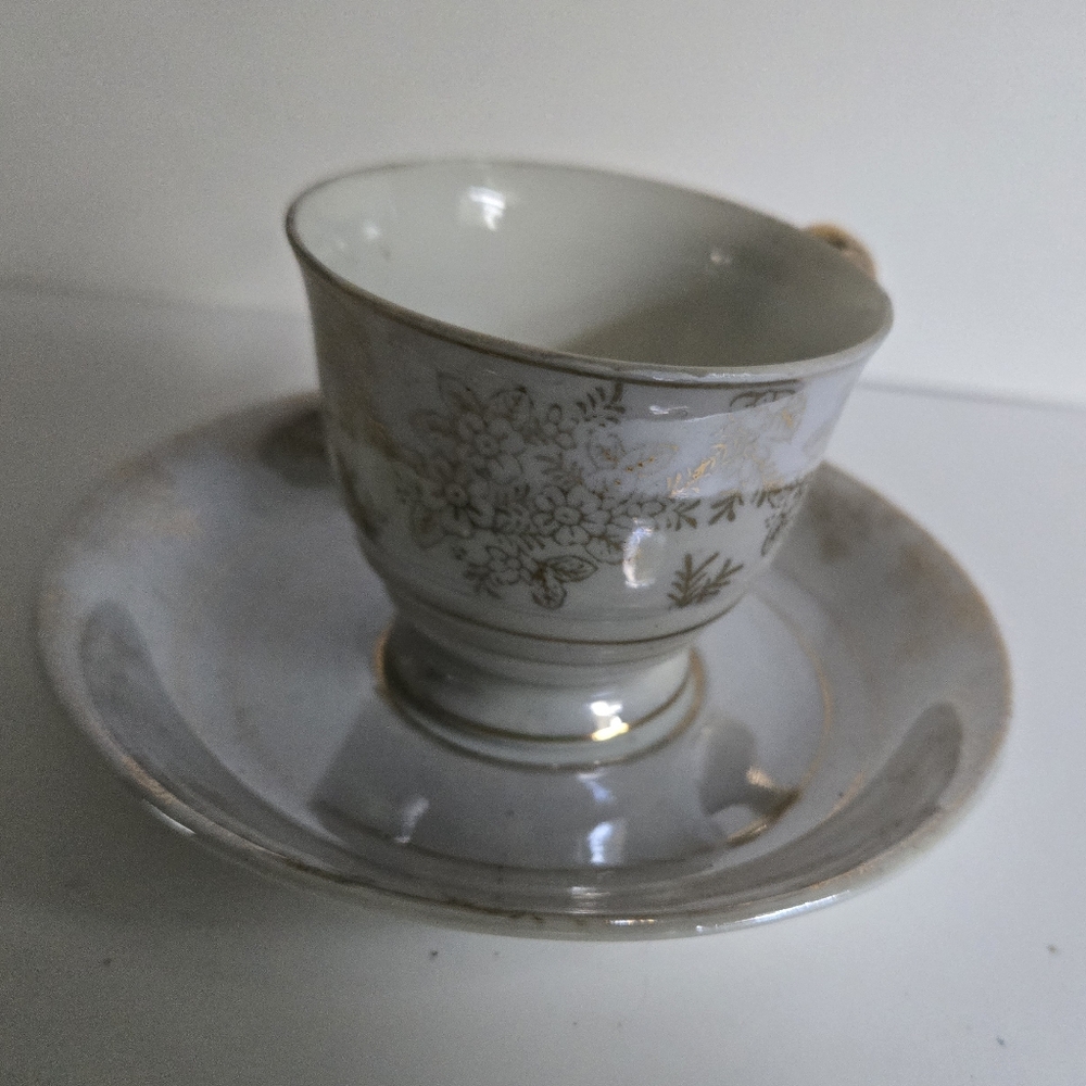 Demitasse Tea Cup and Saucer Vintage
